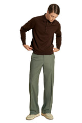 Seafoam  brown  Trouser