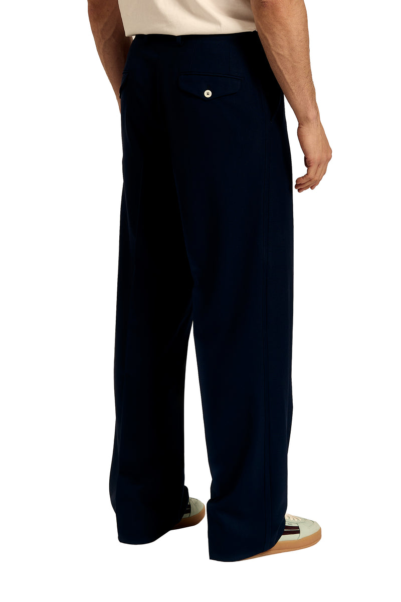 Oceana Blue Wool Trousers | Carlos Campos New York – Carlos Campos