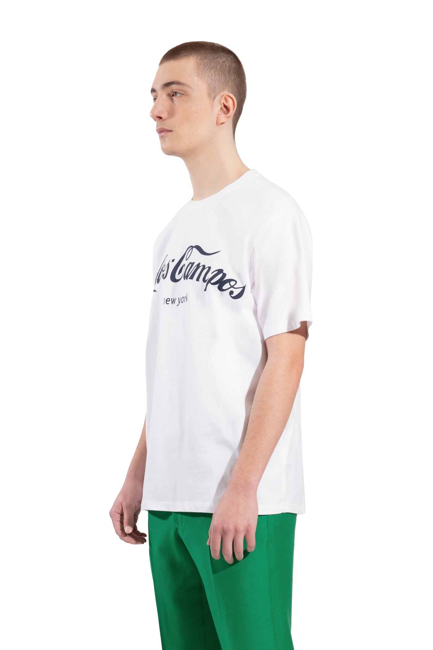 cotton Short sleeve in white – Carlos Campos New York